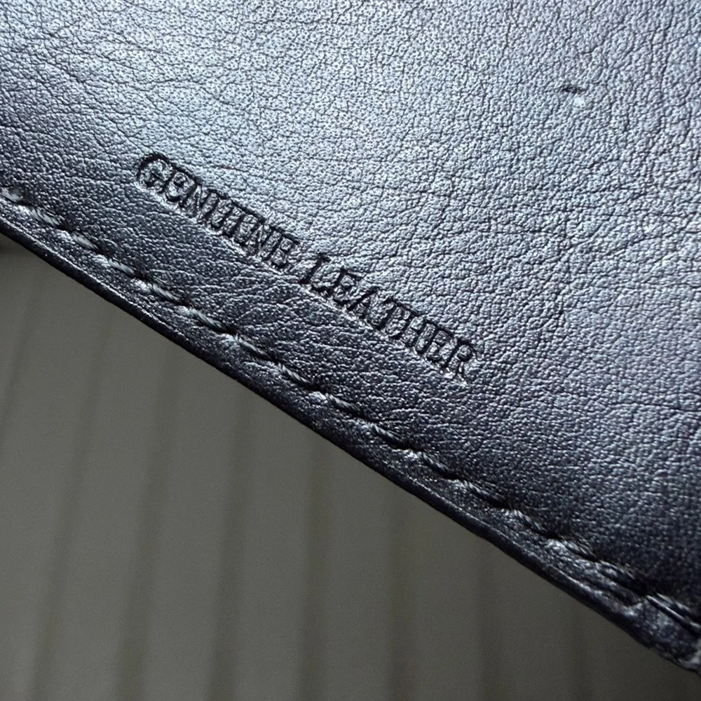 Black Leather Mens Wallet
